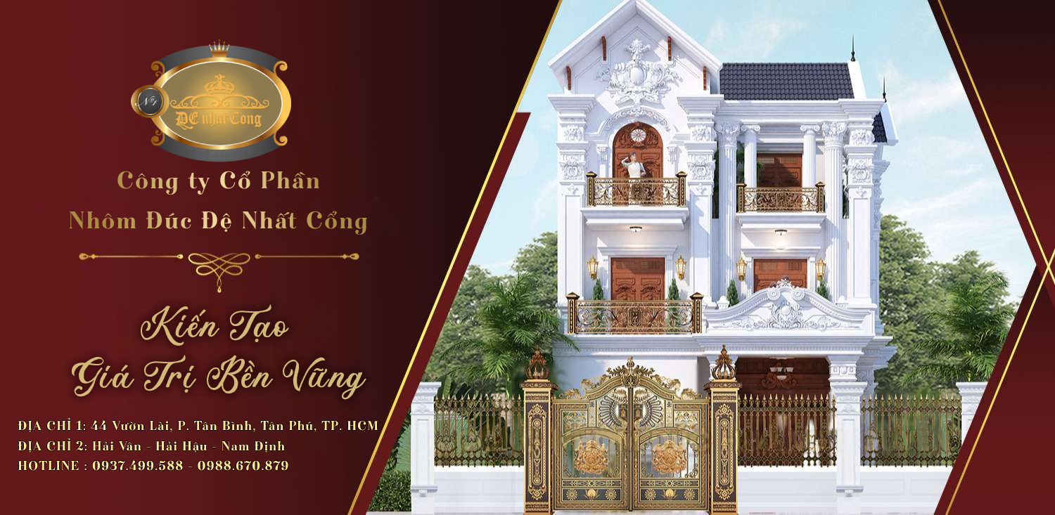 Banner nhôm đúc Đệ Nhất Cổng